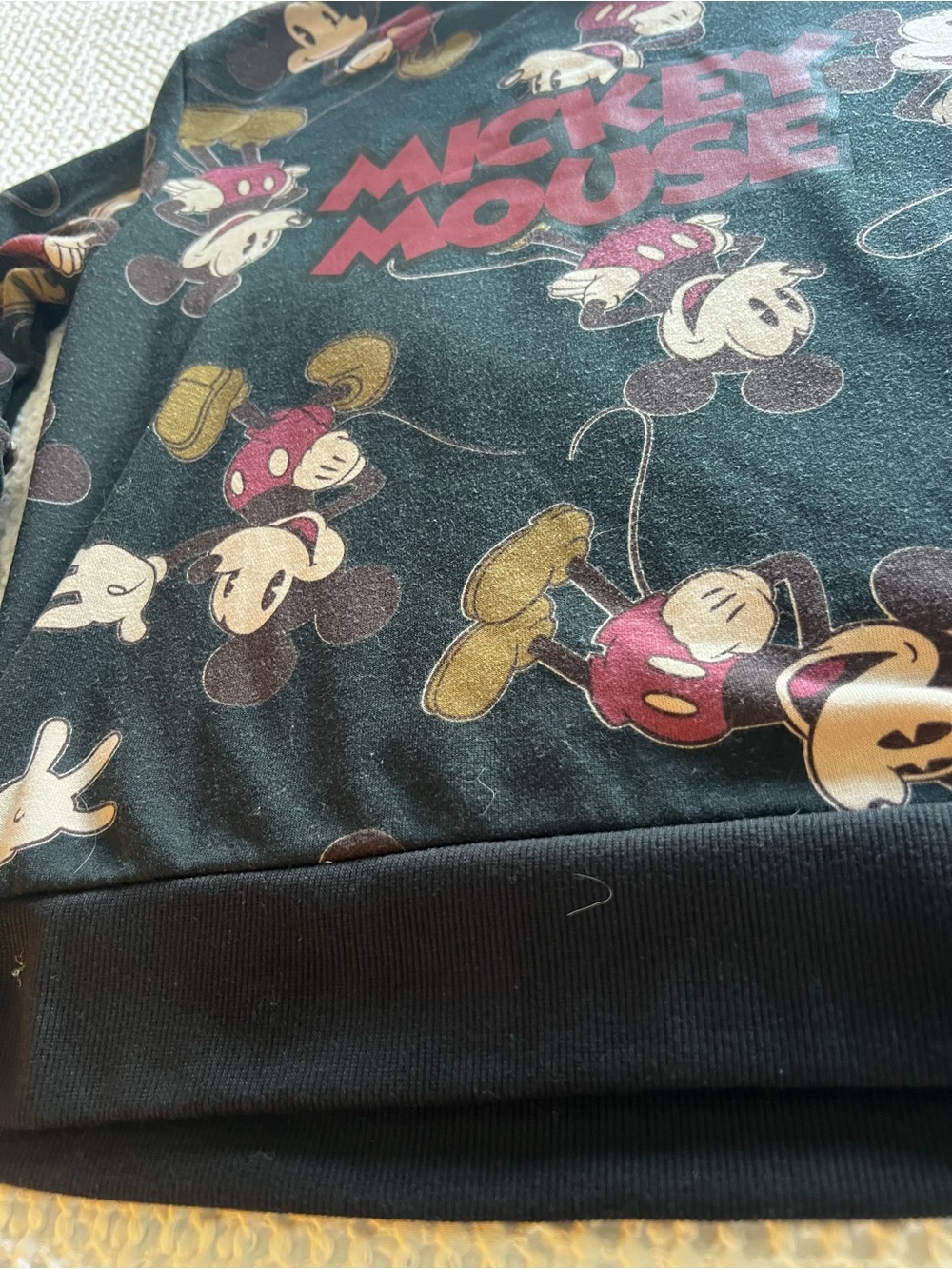 Disney Cartoon Mickey Mouse Casual Graphic Sweatshirt Size M - Picture 3 of 11